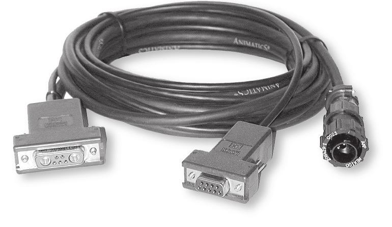 Power & Communication Cables CBLSM-M & CBLSM-X series is the main power and communications cable consisting of a 7W main motor connector split out to a pre-wired RS- DB- connector to plug directly