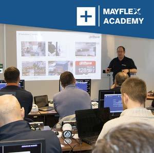 Mayflex Academy The Mayflex Academy provides customers with access to certified vendor training courses in a professional training environment.