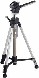 004272 Gamma - Compact, reliable tripod with metal square channel - Continuous height adjustment of central column by means of crank, locking into position by ring or by traction screw (Gamma 79),