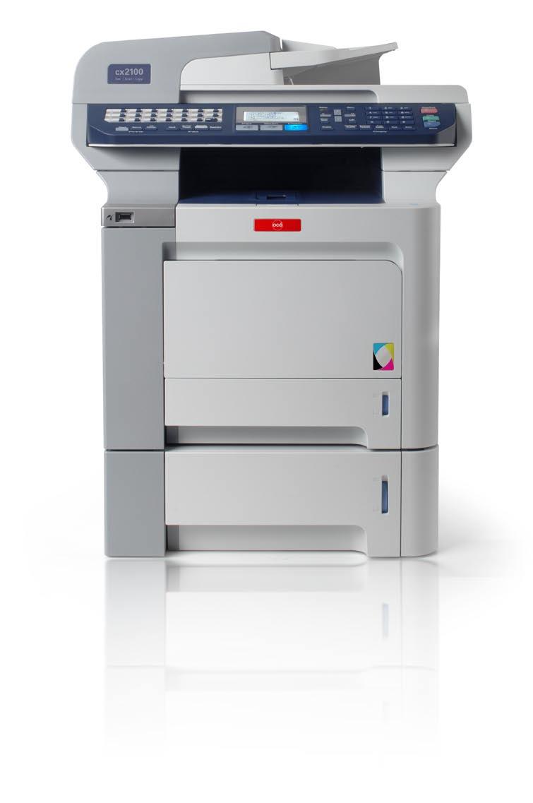 Standard automatic document feeder Standard 50 sheet automatic document feeder quickly processes multi-page prints, copies and faxes up to 8.5" x 14" in size.