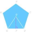 Find the area of a regular pentagon with a perimeter of 90 meters.
