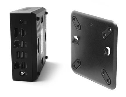 ZOTAC ZBOX nano mini-pc systems provide ample connectivity in a tiny form factor, please choose connectors and cables in appropriate sizes to avoid interference.
