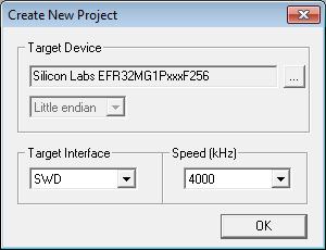 to select the desired firmware file; Select Target Connect;