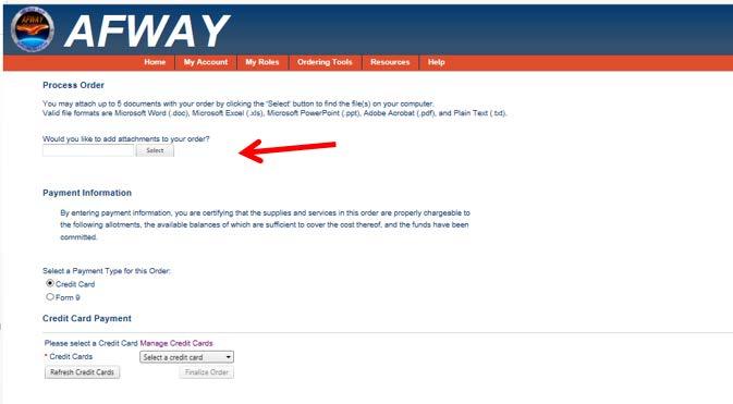 AFWay allows up to 10 attachments that in total are less than 12MB in size (5MB per document).
