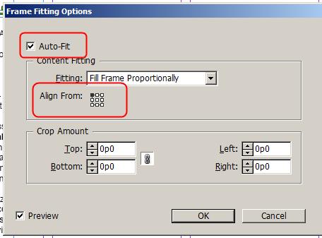 Selecting Auto-Fit will resize image and frame together.