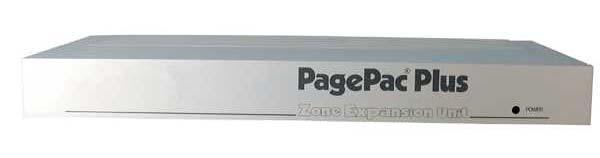 PagePac Issue 3 by PAGEPAC PLUS ZONE EXPANSION UNIT V-5335100 INTRODUCTION The Zone Expansion Unit (ZEU) provides up to 16 zones of audio output (including talkback), contact closure outputs or