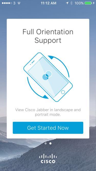 2. Configuration of Mobility Apps S 2.1 Cisco Jabber Account Configuration 1.