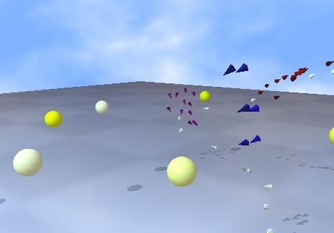 Figure 4: A view of SwarmEvolve 1.