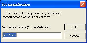 And click > Set magnification > Set picture magnification, now a dialog