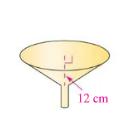 Example 4: Find the diameter of a cone with a volume of 48 ft 3 and a height of 4ft. Try-It! Find the radius of a cylinder with a volume of 75 in 3 and a height of 3 inches. Practice Show all work. 1.