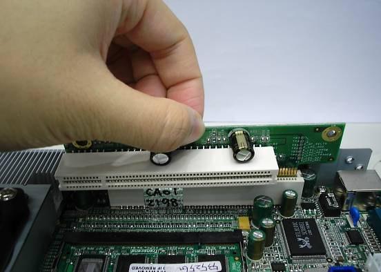 PCI Card Installation Remove the top