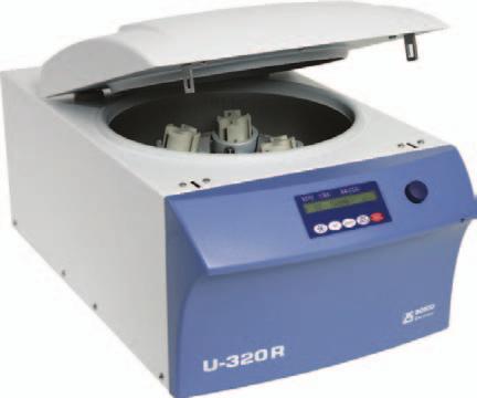 BOECO LABORATORY EQUIPMENT BOECO CENTRIFUGE U-320 Performance High Extremely short run-up and run-down times Design Metal housing, Metal Lid Stainless steel centrifuging chamber Viewing port in the