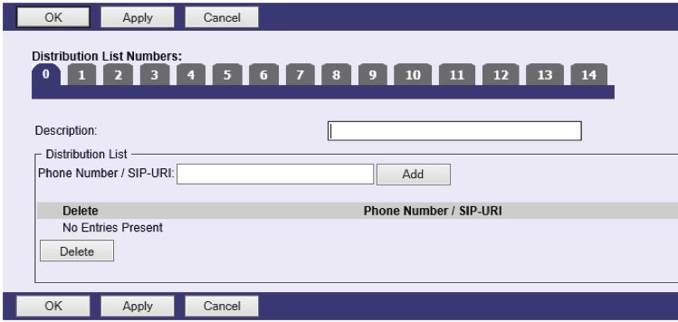 2. Distribution Lists Distribution Lists allows you to create lists of phone numbers to send voice messages in bulk.
