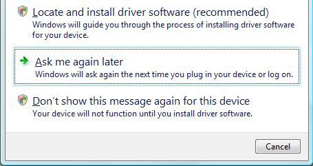 5. Once the software installation begins, a Setup Status screen is followed by a prompt to connect the Wireless G USB Adapter to your computer. The system automatically detects the adapter.