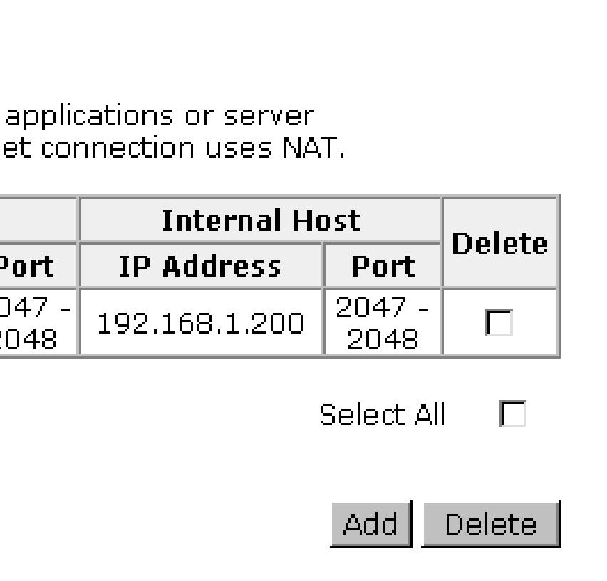 In other words, depending on the requested service (TCP/UDP port number), the router redirects the external service request to the appropriate server (located at another internal IP address).