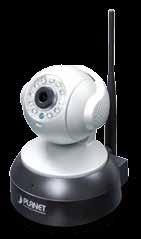 720p Wireless IR PT IP Camera Key Features Camera 1/4" progressive CMOS sensor 3.6mm fixed lens 0.1 lux minimum illumination at F1.