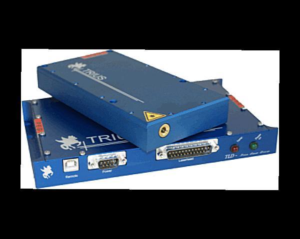 PEGASUS Linienlaser Diodenlaser Festkörperlaser Multicolor laser systems TRIUS 3 color channels The PEGASUS TRIUS is a high power laser module with 3 color channels, combined to same optical axis at