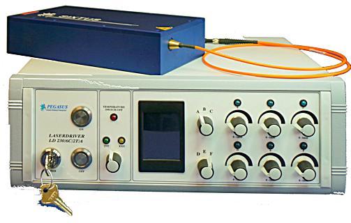 Amplitude modulation DC - 200 khz Via potentiometer, the intensity of each channel can be controlled between 0 and Imax.