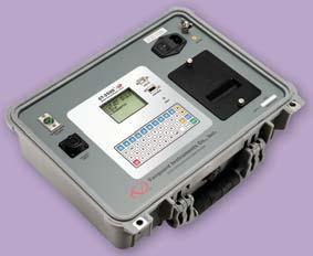 The MCCB-250 s built-in digital timer displays test results in milliseconds and cycles (with 1 ms resolution). The digital current meter displays test current.