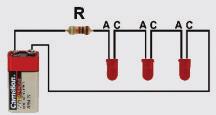 Leds and how to use them Leds feature a specifi c voltage drop, depending on type