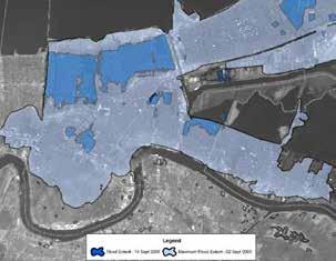 In support of FEMA, NGA provides damage analysis in the form of Imagery Derived Polygons (IDPs) for specific targeted areas.