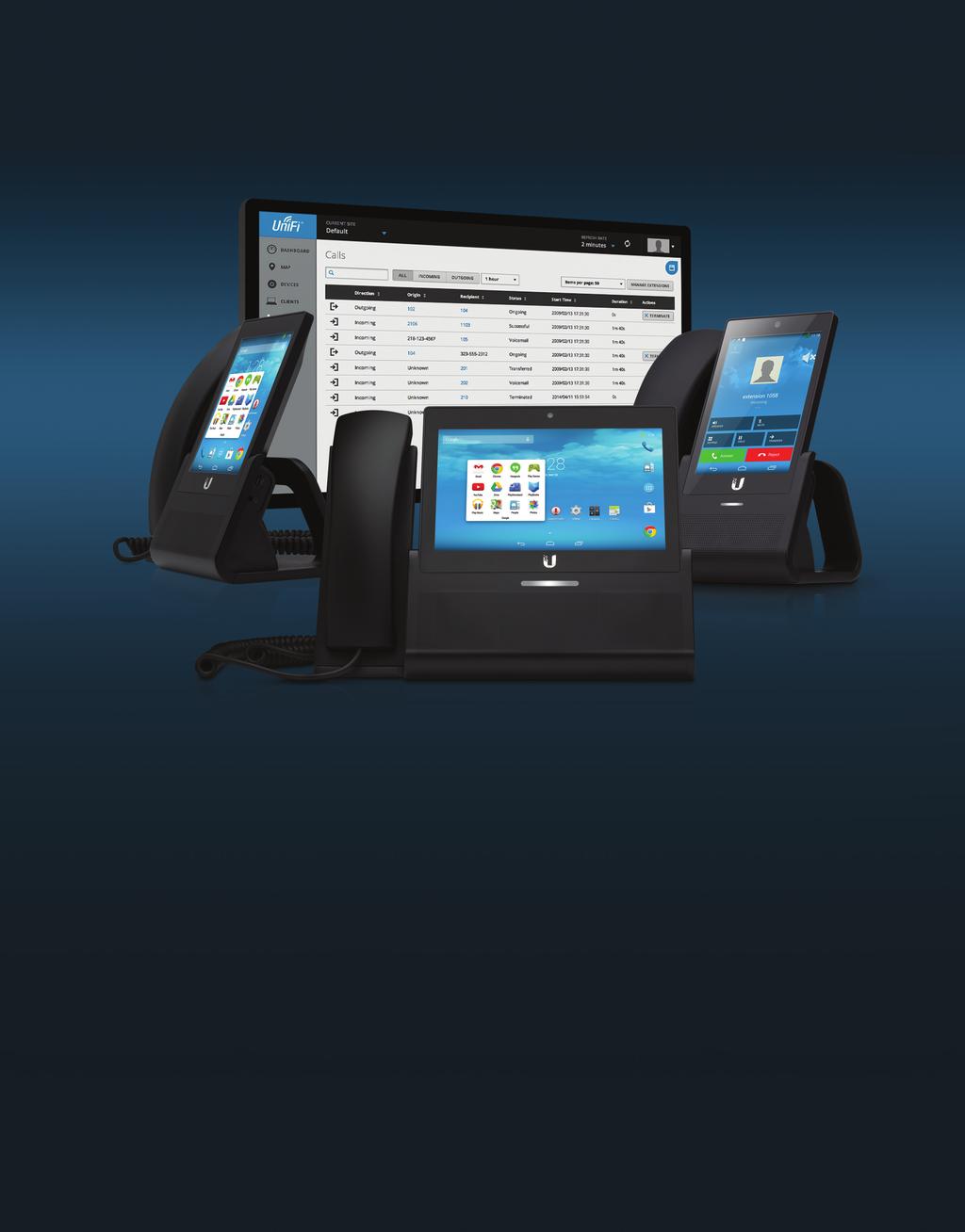 Enterprise VoIP Phone with Touchscreen Models: UVP, UVP-Pro, UVP-Executive