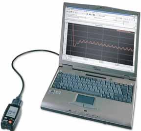 Testo ComSoft software and interface Fast transfer and easy analysis 13 Once the data logger is programmed and read out, data can be analysed and saved using the Windows compatible ComSoft 3 software.