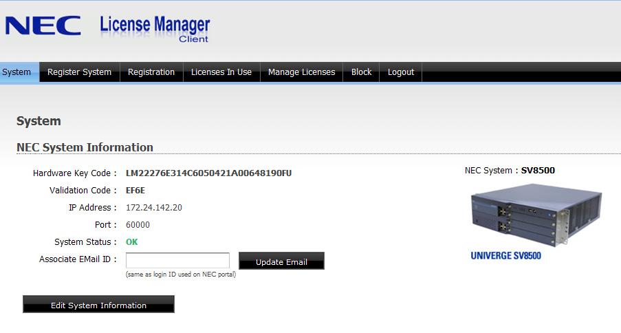 Using License Manager Client 3-23 Logout Selecting Logout returns you to the Login Page (Figure 3-2).