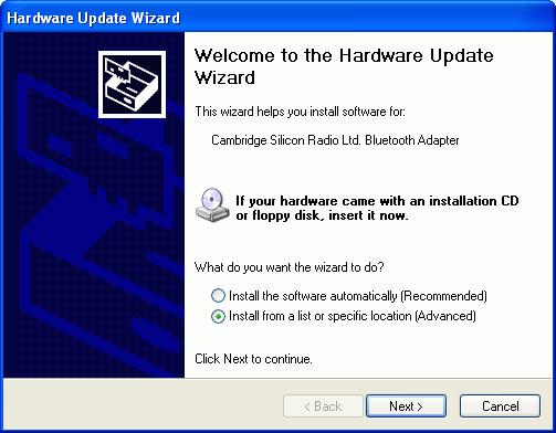 Step 4 : Default is : Install the software automatically