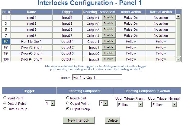 Configuring Interlocks 2.8 Configuring Interlocks An interlock is a programmed connection between two points.