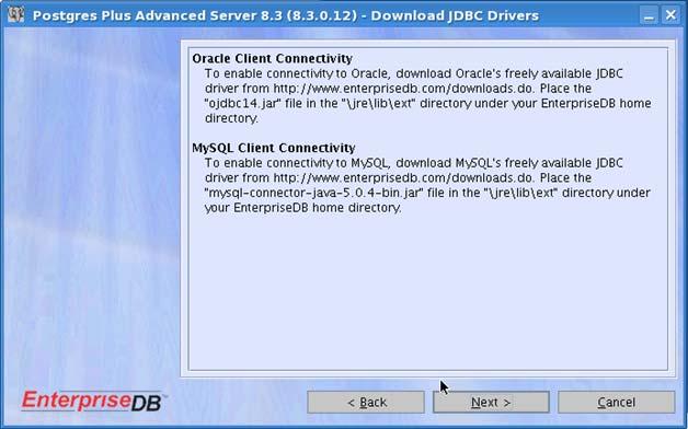16) Review the Instructions for Oracle Client Connectivity.