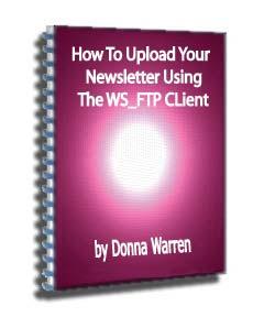How To Upload Your Newsletter Using The WS_FTP