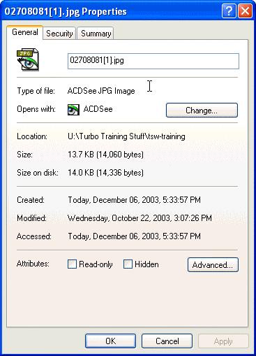 The file is actually located in the tsw-nwseletter folder. (Did you notice that I spelled newsletter wrong when I created the folder? The computer doesn t care.