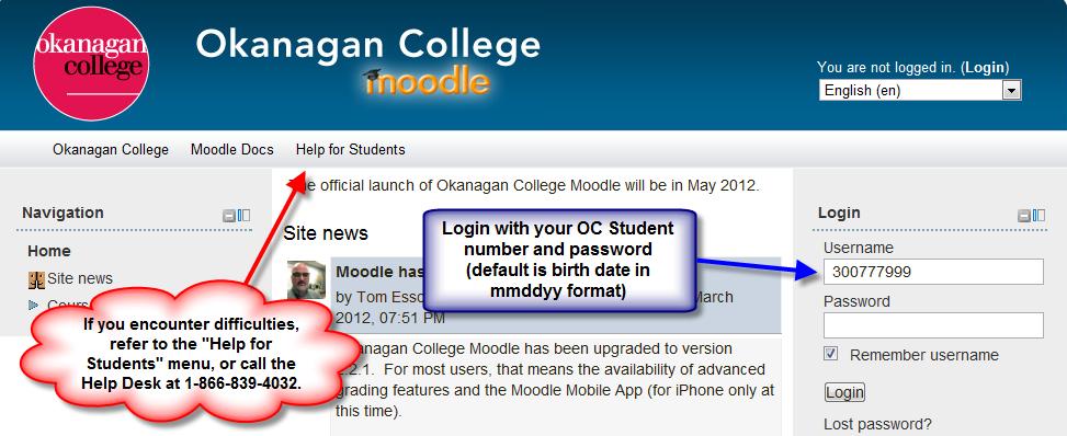 2 Logging In. Moodle is basically a web site like any other and is therefore available wherever there is an internet connection.