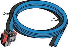 A Appendix Figure A-5 Appearance of the DC power cable Cable Type NEG cable RTN cable Color Blue Black The USG provides cord end terminals and OT bare crimp terminals.