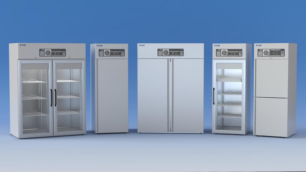 Laboratory refrigerators / freezers +4 / -20 Series Upright refrigerators / freezers, designed for storage of any general non-flammable laboratory materials Interiors are all made of stainless steel