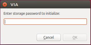 Enter the storage password, and then click OK to complete installation.