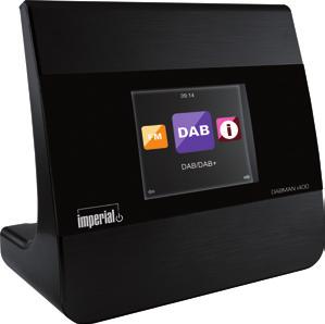 IMPERIAL DABMAN i400 Small-sized hybrid radio adapter (suitable for DAB+, FM & web radio) featuring3.2 (8,1cm) colour display, Bluetooth 3.