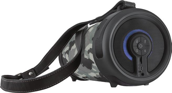IMPERIAL BEATSMAN 2 Mobile Bluetooth stereo speaker system with integrated FM radio and Micro SD card reader.