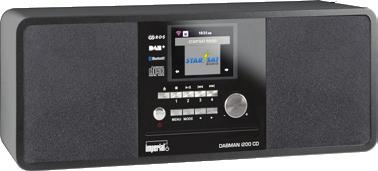 IMPERIAL DABMAN i200 CD Hybrid stereo radio featuring DAB+, FM and internet radio reception, CD player, Bluetooth as well as DLNA/UPnP support and many user-friendly features.