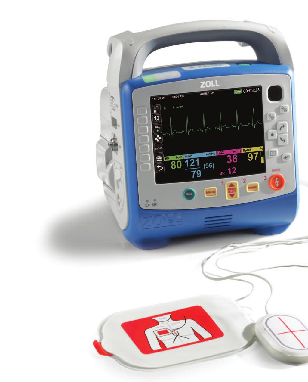 The Perfect Screen for EMS X Series Display four waveforms of your choice simultaneously and a 12-lead ECG for onscreen review. Switch to high-contrast black-and-white or night vision mode.