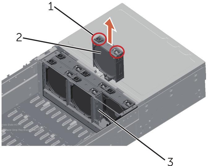Steps 1. Insert the HDD into the HDD carrier with the connector end of the HDD toward the back. 2. Align the screw holes on the HDD with the set of screw holes on the HDD carrier.