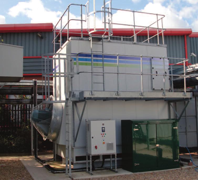 Modern cooling towers offer safe and efficient cooling enabling free air cooling to be achieved at wet bulb temperatures of up to 30 C, well beyond the capability of conventional dry coolers.