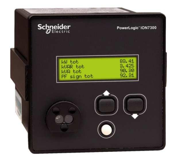 PowerLogic ION7300 series power and energy meters Intermediate, revenue-accurate meter with basic PQ analysis, logging and multi-port, web-enabled communications Ideal for utilities or energy users