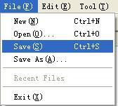 6.7.2 Open Configuration Select Open and open the saved.chg file. 6.