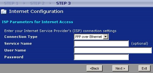 Chapter 4 Connection Wizard personal computer interacts with a broadband modem (for example DSL, cable, wireless, etc.) to achieve access to high-speed data networks.