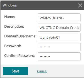 14 (*** passwrd given t lgin int yur server) Click Save 2-4 Add VMware Credentials In