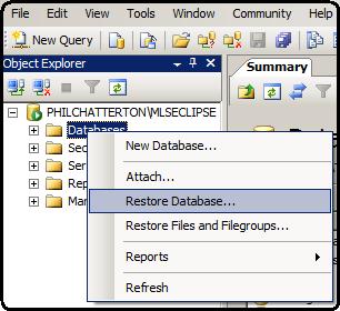 3. Within the Back Up Database (general) window, ensure that the following conditions are met: Backup type set to Full Backup component set to Database Destination set to Disk 4.