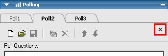 Chapter 23: Polling Attendees Windows Mac Renaming and reordering poll tabs You can easily change a tab name or change the tab order on your Polling panel.