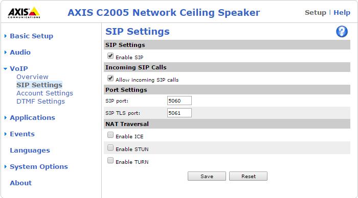 Configure SIP Settings Click on VoIP SIP Settings in the left window, in the main window ensure that Enable SIP is ticked under SIP